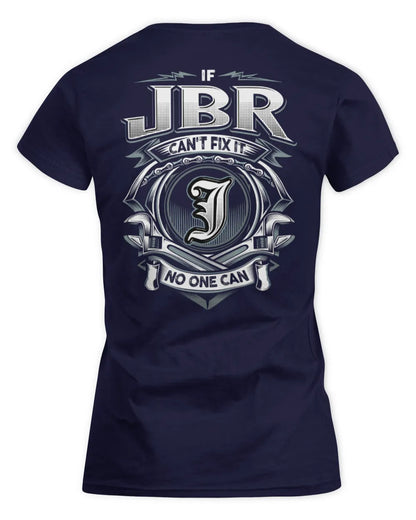 JBR AP81-K4-626 - Personalized Ahmed Quote Apparel “If Ahmed Can't Fix It, No One Can” - Women's Standard T-Shirt - Navy