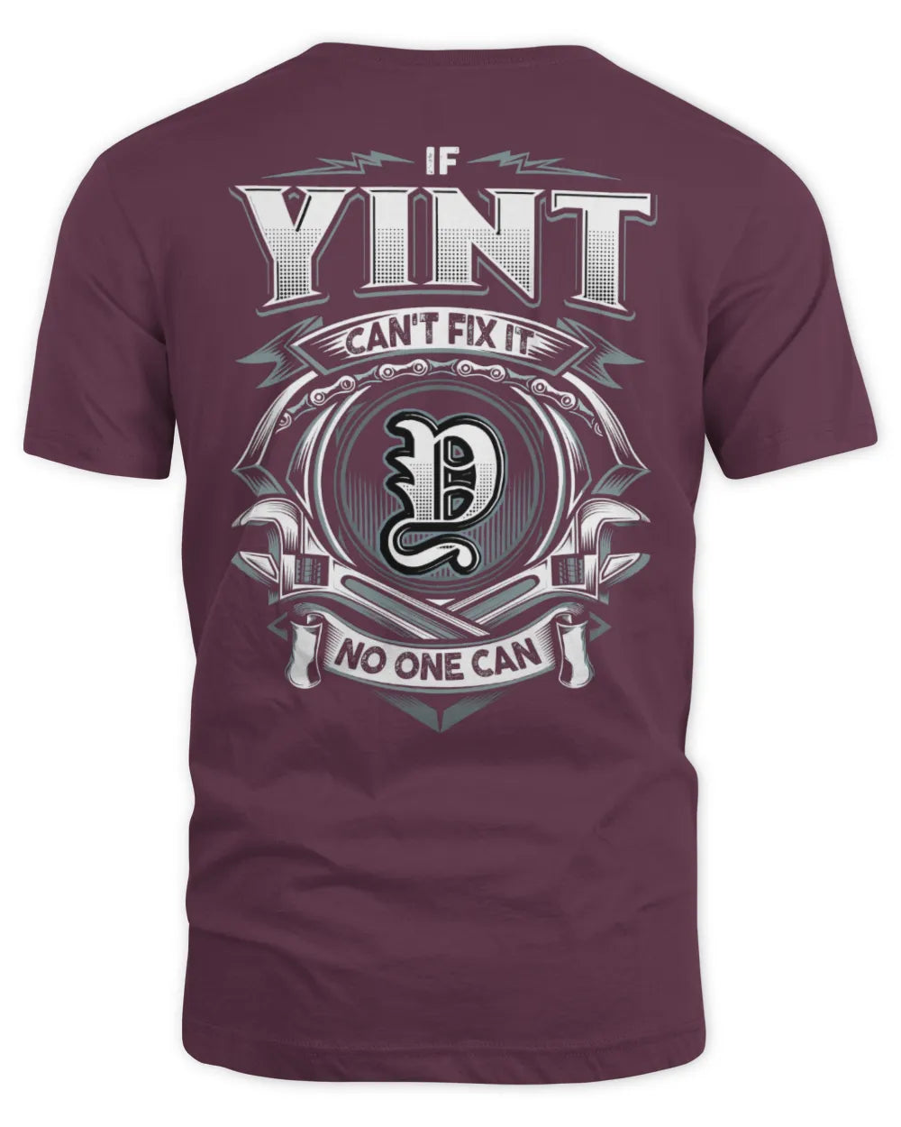 YINT AP81-K4-626 - Personalized Ahmed Quote Apparel “If Ahmed Can't Fix It, No One Can” - Unisex Standard T-Shirt - Maroon