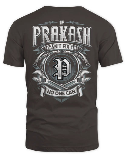 PRAKASH AP81-K4-626 - Personalized Ahmed Quote Apparel “If Ahmed Can't Fix It, No One Can” - Unisex Standard T-Shirt - Dark Chocolate