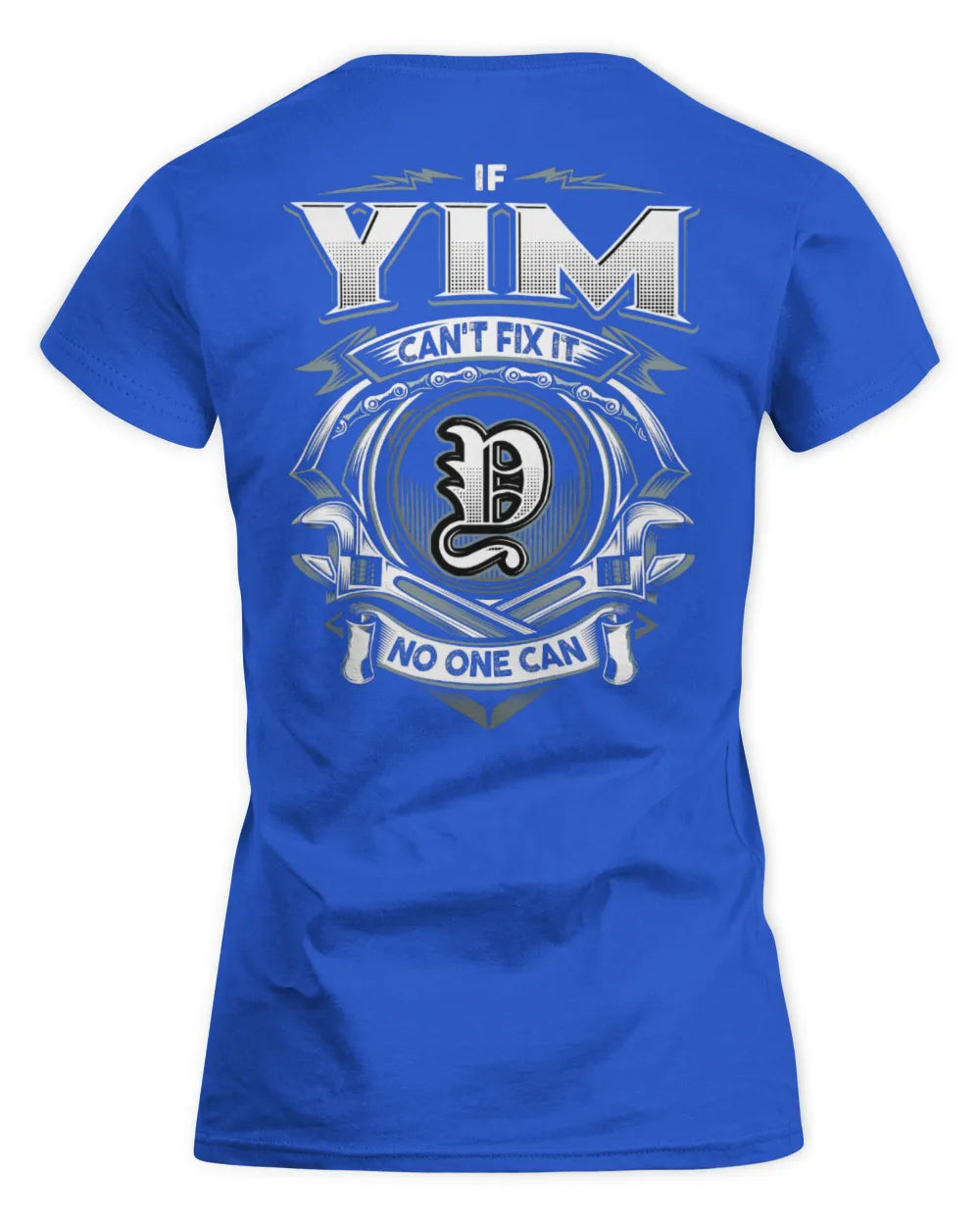 YIM AP81-K4-626 - Personalized Ahmed Quote Apparel “If Ahmed Can't Fix It, No One Can” - Women's Standard T-Shirt - Royal
