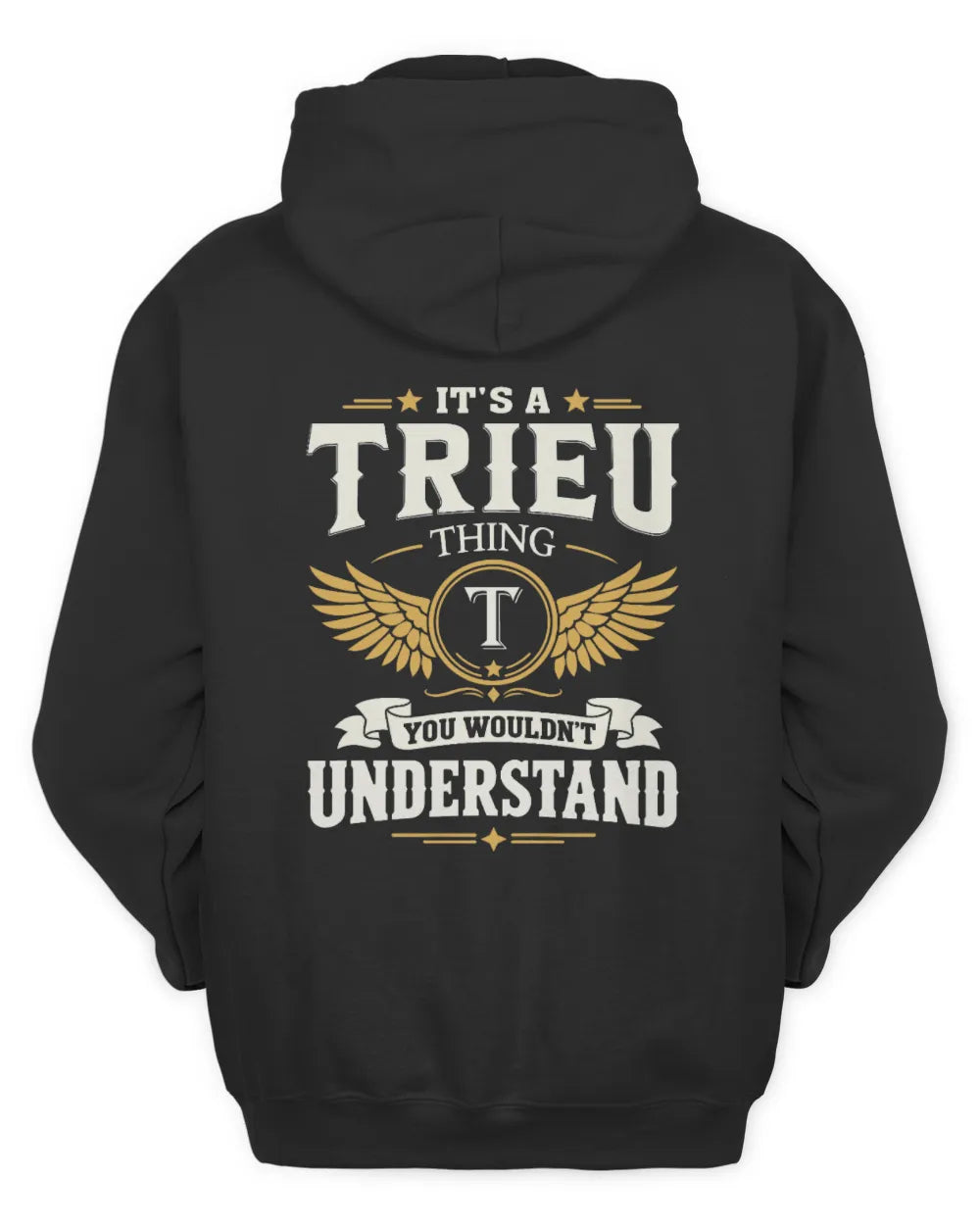 TRIEU KT06-M008 It’s a [NAME] Thing – You Wouldn’t Understand | Personalized Vintage T-Shirt - Unisex Hoodie - Black
