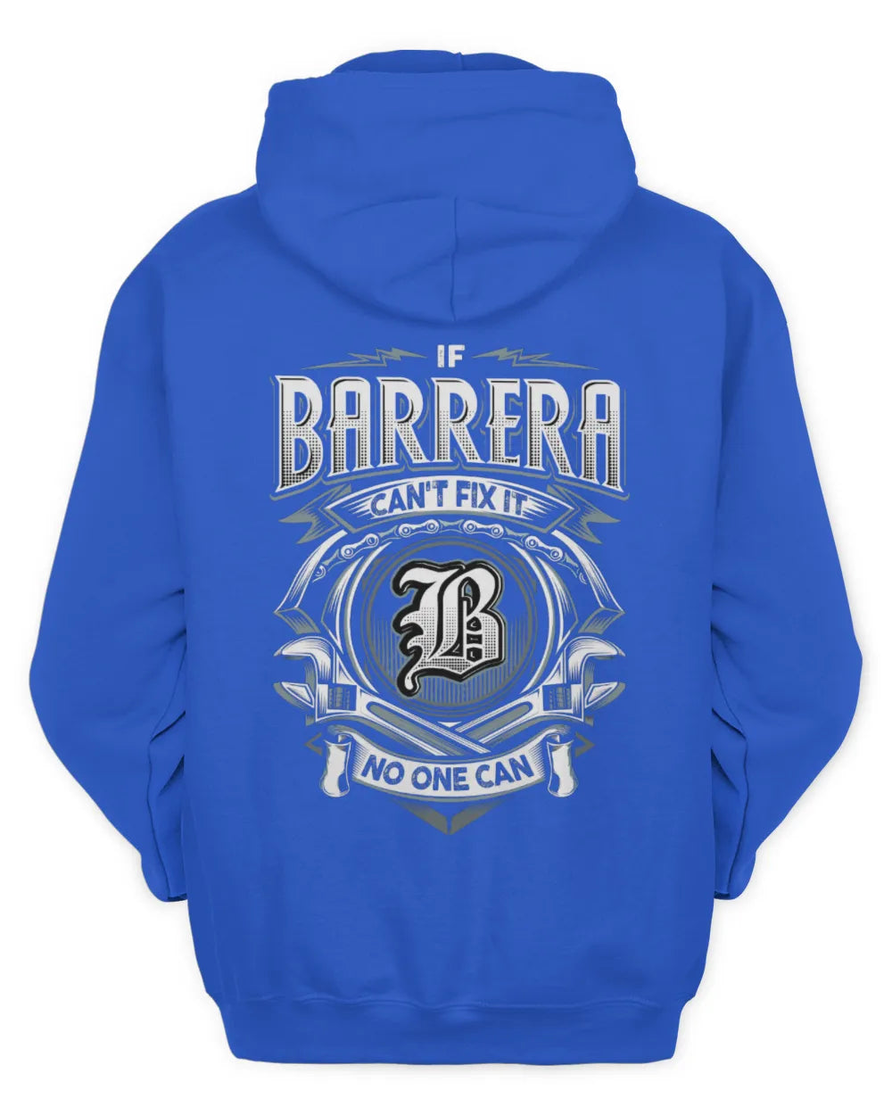 BARRERA AP81-K4-626 - Personalized Ahmed Quote Apparel “If Ahmed Can't Fix It, No One Can” - Unisex Hoodie - Royal