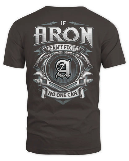ARON AP81-K4-626 - Personalized Ahmed Quote Apparel “If Ahmed Can't Fix It, No One Can” - Unisex Standard T-Shirt - Dark Chocolate
