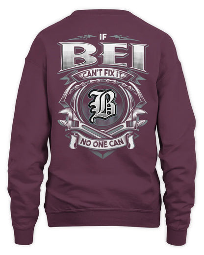 BEI AP81-K4-626 - Personalized Ahmed Quote Apparel “If Ahmed Can't Fix It, No One Can” - Unisex Sweatshirt - Maroon