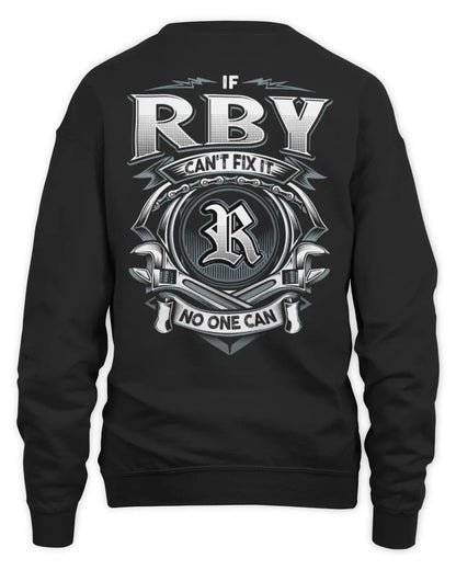 RBY AP81-K4-626 - Personalized Ahmed Quote Apparel “If Ahmed Can't Fix It, No One Can” - Unisex Sweatshirt - Black