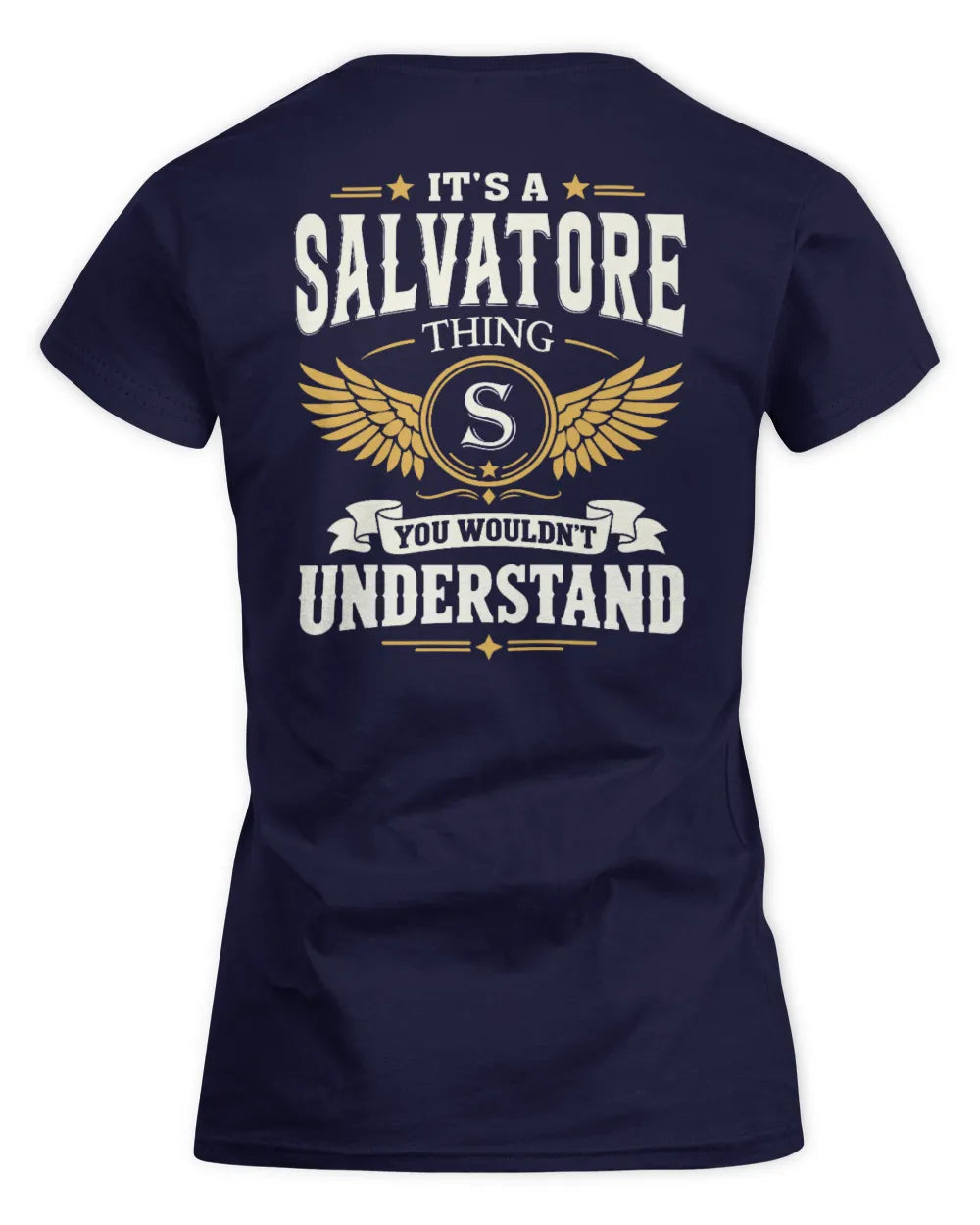 SALVATORE KT06-M008 It’s a [NAME] Thing – You Wouldn’t Understand | Personalized Vintage T-Shirt - Women's Standard T-Shirt - Navy