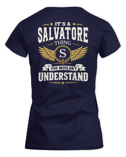 SALVATORE KT06-M008 It’s a [NAME] Thing – You Wouldn’t Understand | Personalized Vintage T-Shirt - Women's Standard T-Shirt - Navy