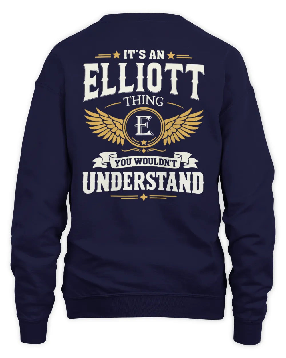 ELLIOTT KT06-M008 It’s a [NAME] Thing – You Wouldn’t Understand | Personalized Vintage T-Shirt - Unisex Sweatshirt - Navy
