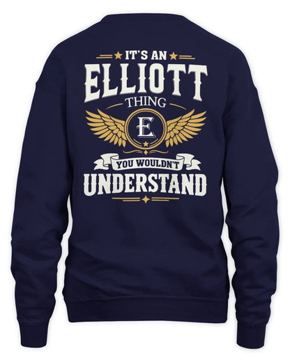 ELLIOTT KT06-M008 It’s a [NAME] Thing – You Wouldn’t Understand | Personalized Vintage T-Shirt - Unisex Sweatshirt - Navy