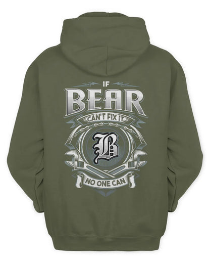 BEAR AP81-K4-626 - Personalized Ahmed Quote Apparel “If Ahmed Can't Fix It, No One Can” - Unisex Hoodie - Military Green
