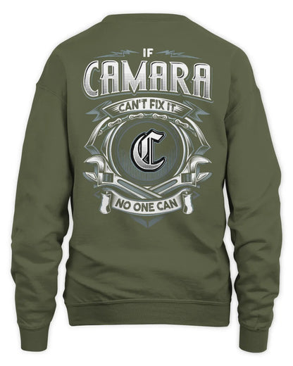 CAMARA AP81-K4-626 - Personalized Ahmed Quote Apparel “If Ahmed Can't Fix It, No One Can” - Unisex Sweatshirt - Military Green