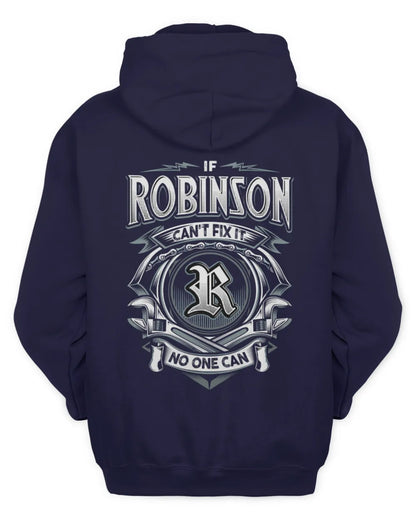 ROBINSON AP81-K4-626 - Personalized Ahmed Quote Apparel “If Ahmed Can't Fix It, No One Can” - Unisex Hoodie - Navy