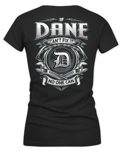 DANE AP81-K4-626 - Personalized Ahmed Quote Apparel “If Ahmed Can't Fix It, No One Can” - Women's V-Neck T-Shirt - Black