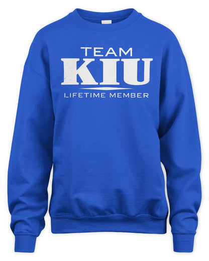 KIU BL62-K4-128 - Personalized “Team NAME Lifetime Member” - Unisex Sweatshirt - Royal