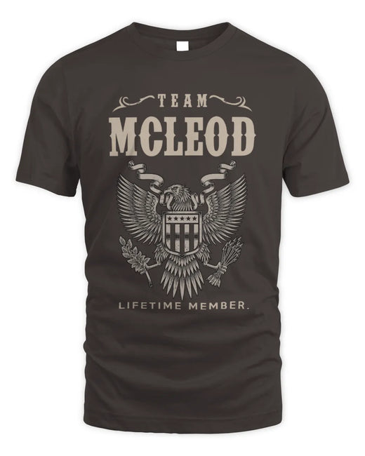 MCLEOD TP06-K82 – Personalized Classic Style Apparel “Team NAME Lifetime Member”