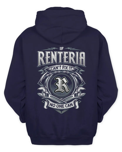 RENTERIA AP81-K4-626 - Personalized Ahmed Quote Apparel “If Ahmed Can't Fix It, No One Can” - Unisex Hoodie - Navy