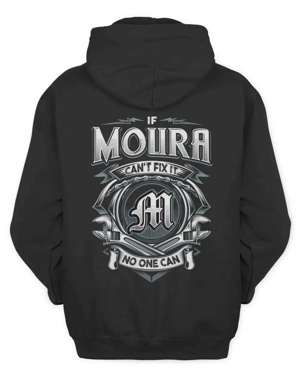 MOURA AP81-K4-626 - Personalized Ahmed Quote Apparel “If Ahmed Can't Fix It, No One Can” - Unisex Hoodie - Black