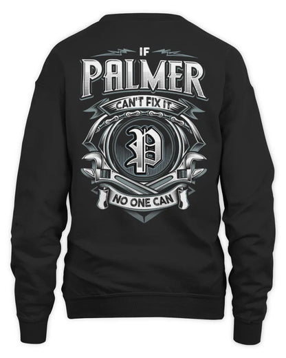 PALMER AP81-K4-626 - Personalized Ahmed Quote Apparel “If Ahmed Can't Fix It, No One Can” - Unisex Sweatshirt - Black
