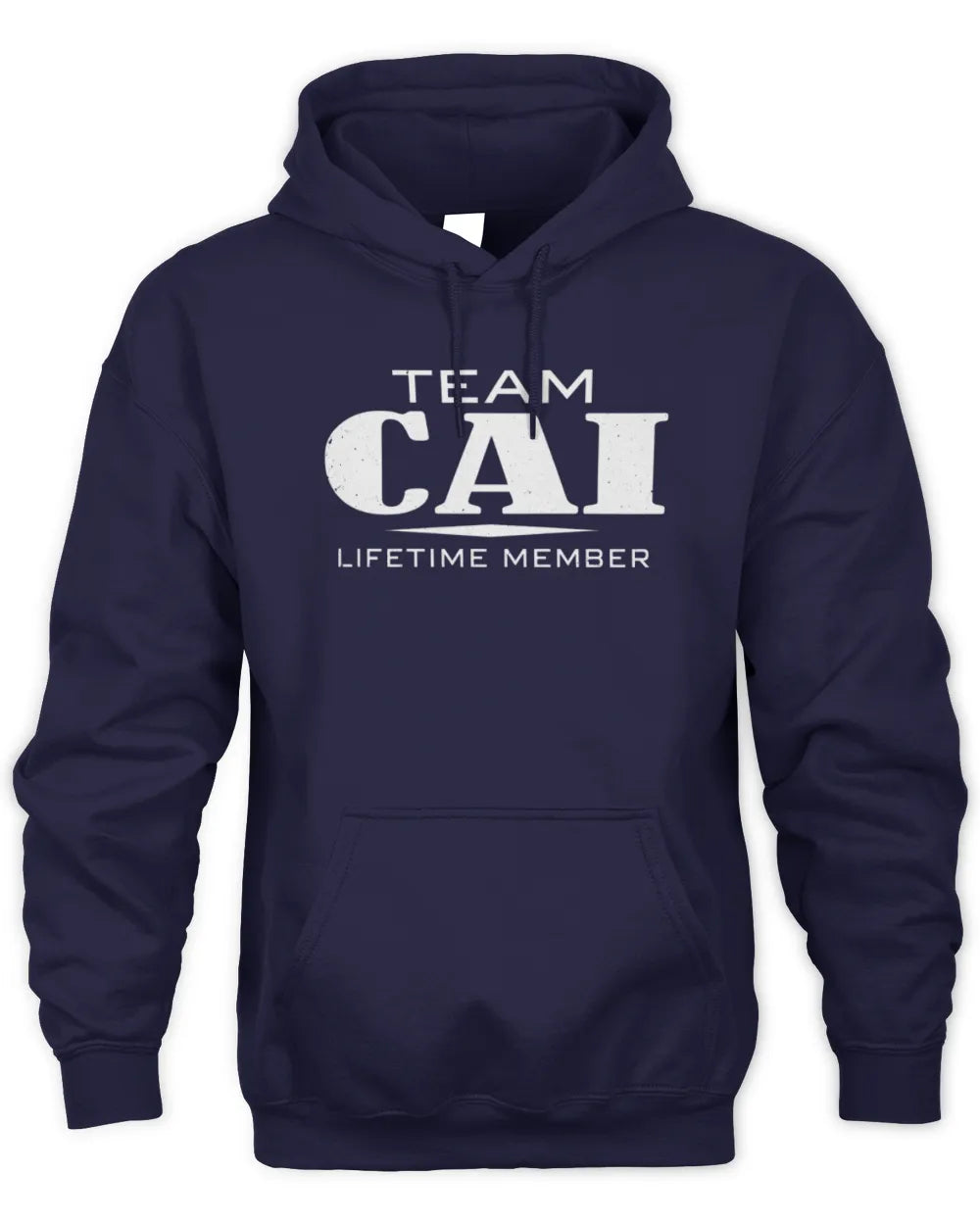 CAI BL62-K4-128 - Personalized “Team NAME Lifetime Member” - Unisex Hoodie - Navy
