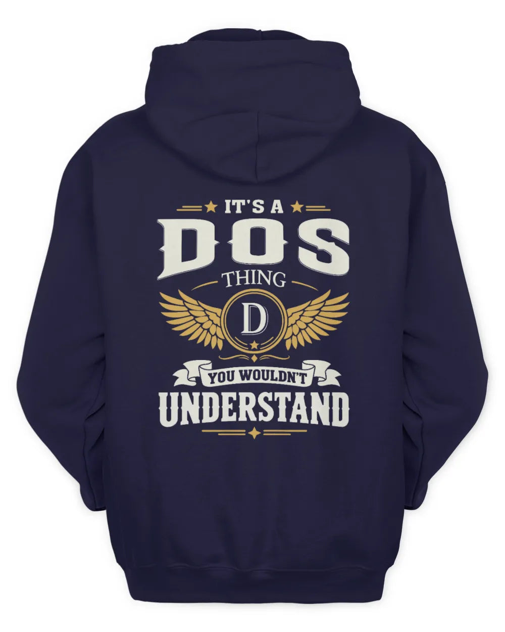 DOS KT06-M008 It’s a [NAME] Thing – You Wouldn’t Understand | Personalized Vintage T-Shirt - Unisex Hoodie - Navy