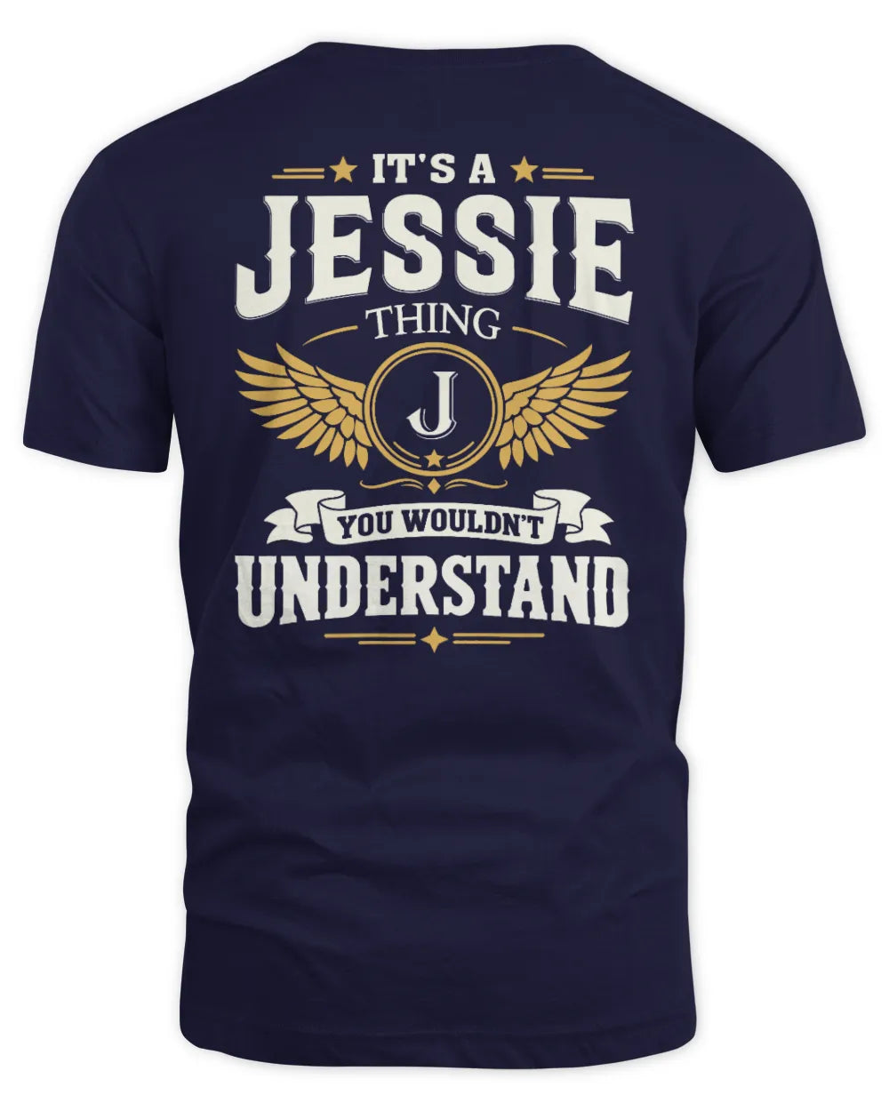 JESSIE KT06-M008 It’s a [NAME] Thing – You Wouldn’t Understand | Personalized Vintage T-Shirt - Unisex Standard T-Shirt - Navy