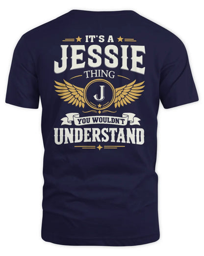 JESSIE KT06-M008 It’s a [NAME] Thing – You Wouldn’t Understand | Personalized Vintage T-Shirt - Unisex Standard T-Shirt - Navy