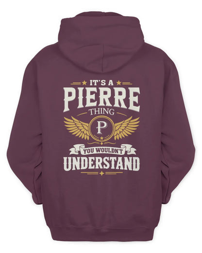 PIERRE KT06-M008 It’s a [NAME] Thing – You Wouldn’t Understand | Personalized Vintage T-Shirt - Unisex Hoodie - Maroon
