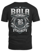BALA AP81-K4-626 - Personalized Ahmed Quote Apparel “If Ahmed Can't Fix It, No One Can” - Unisex Standard T-Shirt - Black