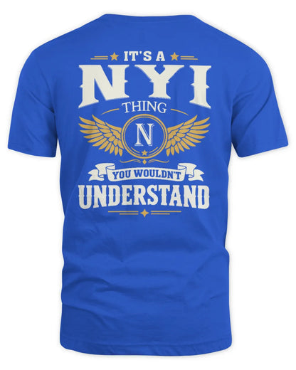 NYI KT06-M008 It’s a [NAME] Thing – You Wouldn’t Understand | Personalized Vintage T-Shirt - Unisex Standard T-Shirt - Royal