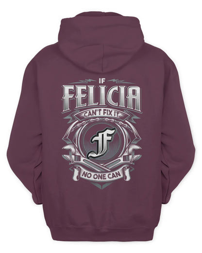 FELICIA AP81-K4-626 - Personalized Ahmed Quote Apparel “If Ahmed Can't Fix It, No One Can” - Unisex Hoodie - Maroon