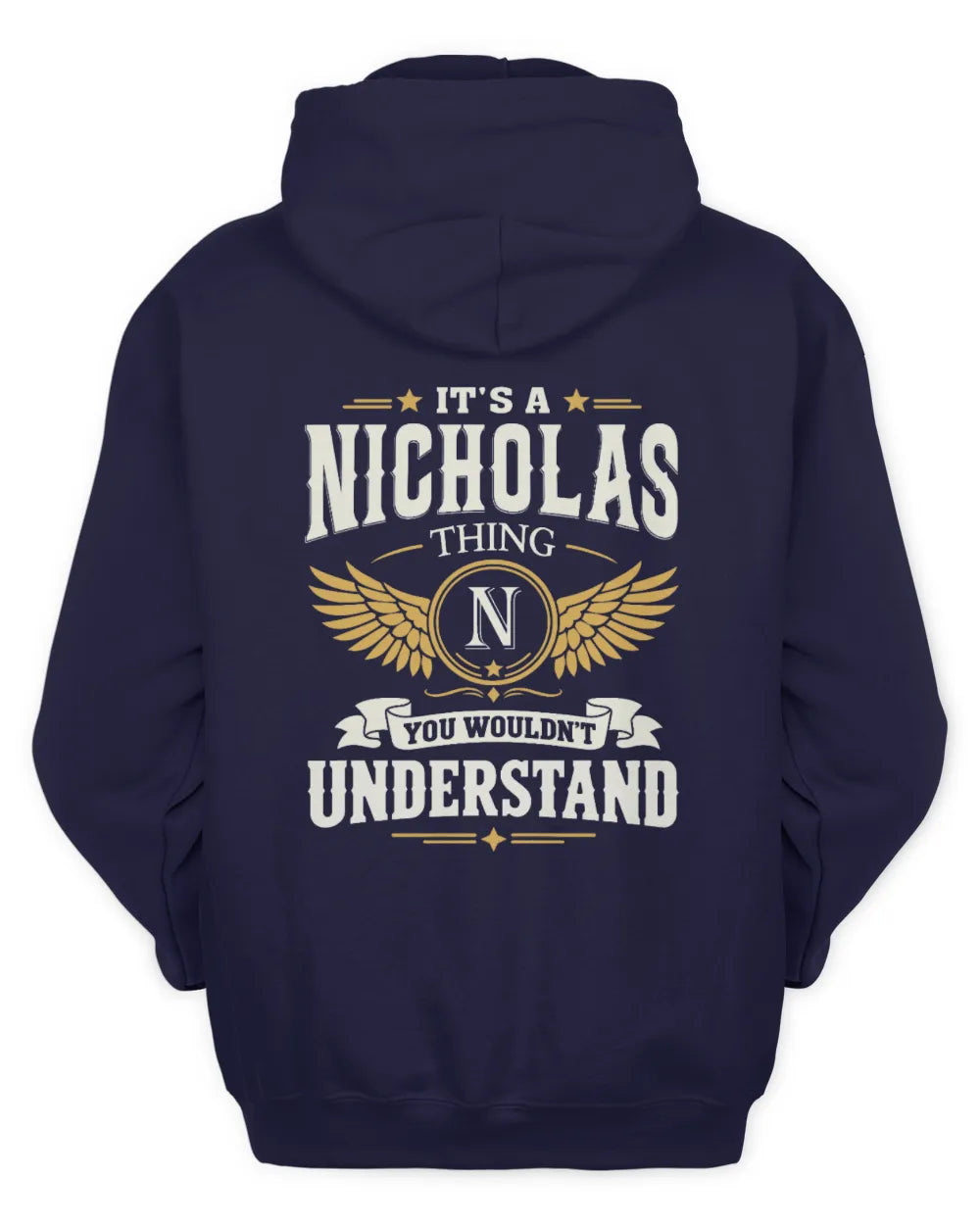 NICHOLAS KT06-M008 It’s a [NAME] Thing – You Wouldn’t Understand | Personalized Vintage T-Shirt - Unisex Hoodie - Navy