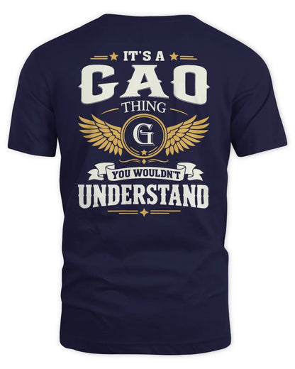 GAO KT06-M008 It’s a [NAME] Thing – You Wouldn’t Understand | Personalized Vintage T-Shirt - Unisex Standard T-Shirt - Navy