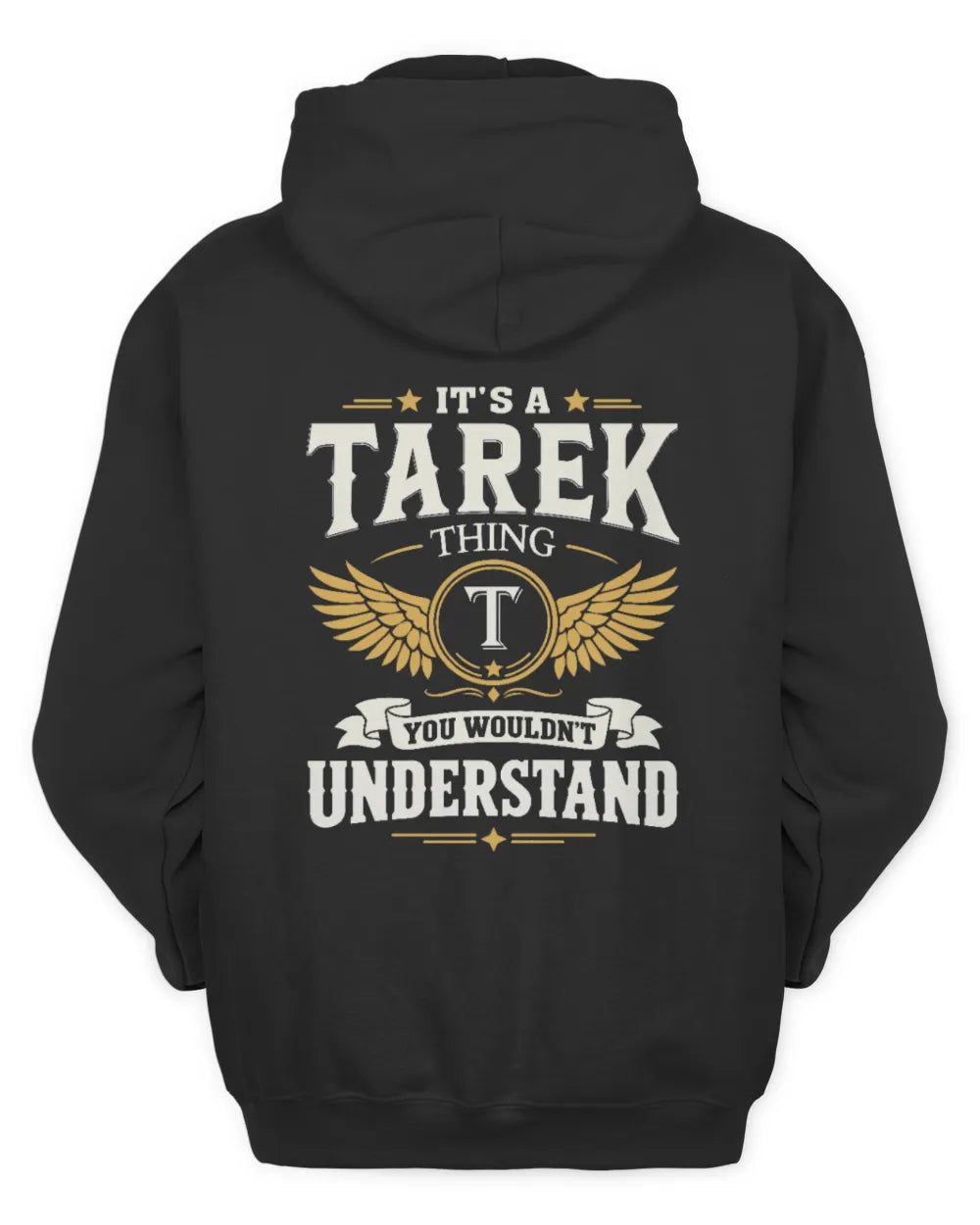 TAREK KT06-M008 It’s a [NAME] Thing – You Wouldn’t Understand | Personalized Vintage T-Shirt - Unisex Hoodie - Black