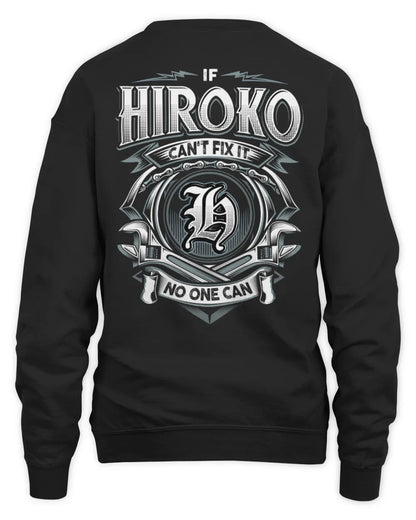 HIROKO AP81-K4-626 - Personalized Ahmed Quote Apparel “If Ahmed Can't Fix It, No One Can” - Unisex Sweatshirt - Black