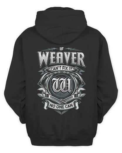 WEAVER AP81-K4-626 - Personalized Ahmed Quote Apparel “If Ahmed Can't Fix It, No One Can” - Unisex Hoodie - Black