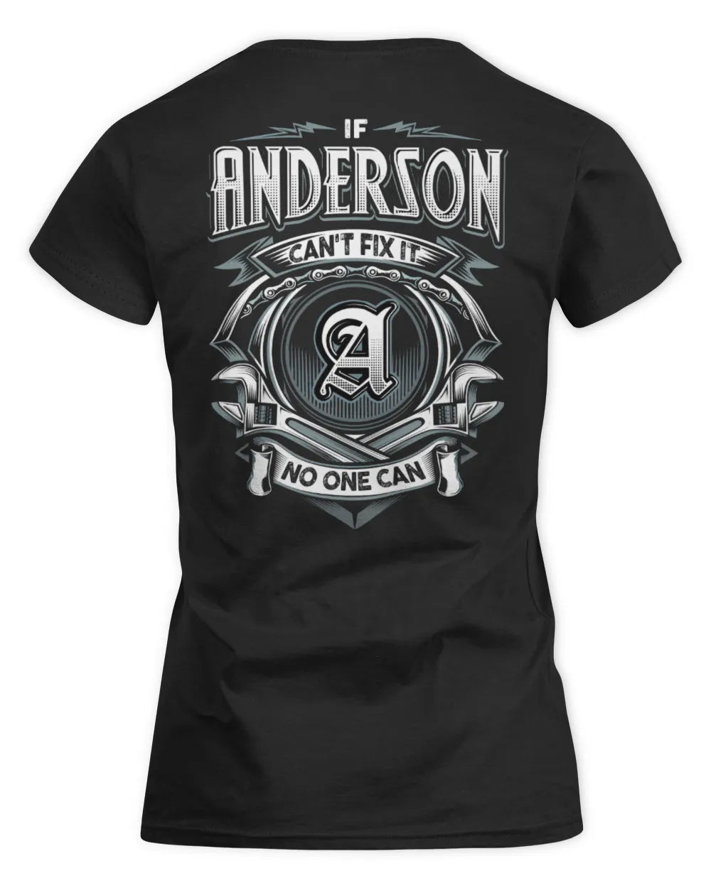 ANDERSON AP81-K4-626 - Personalized Ahmed Quote Apparel “If Ahmed Can't Fix It, No One Can” - Women's Standard T-Shirt - Black