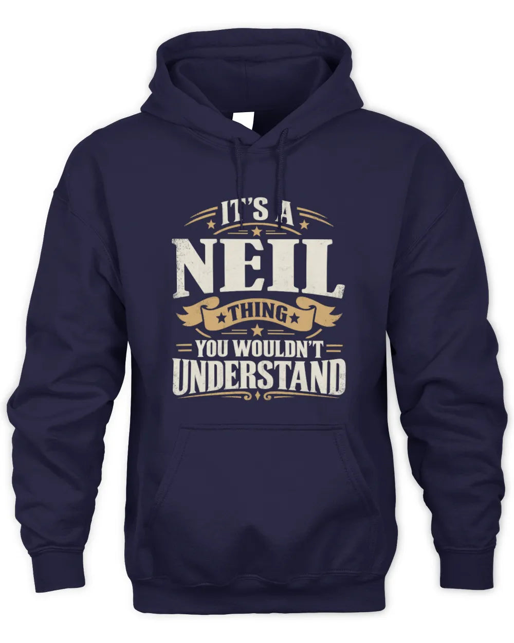 NEIL P08 TH51 - Personalized “It’s a/an [NAME] Thing – You Wouldn’t Understand” Shirt - Unisex Hoodie - Navy