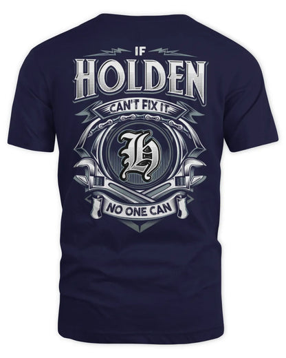 HOLDEN AP81-K4-626 - Personalized Ahmed Quote Apparel “If Ahmed Can't Fix It, No One Can” - Unisex Standard T-Shirt - Navy