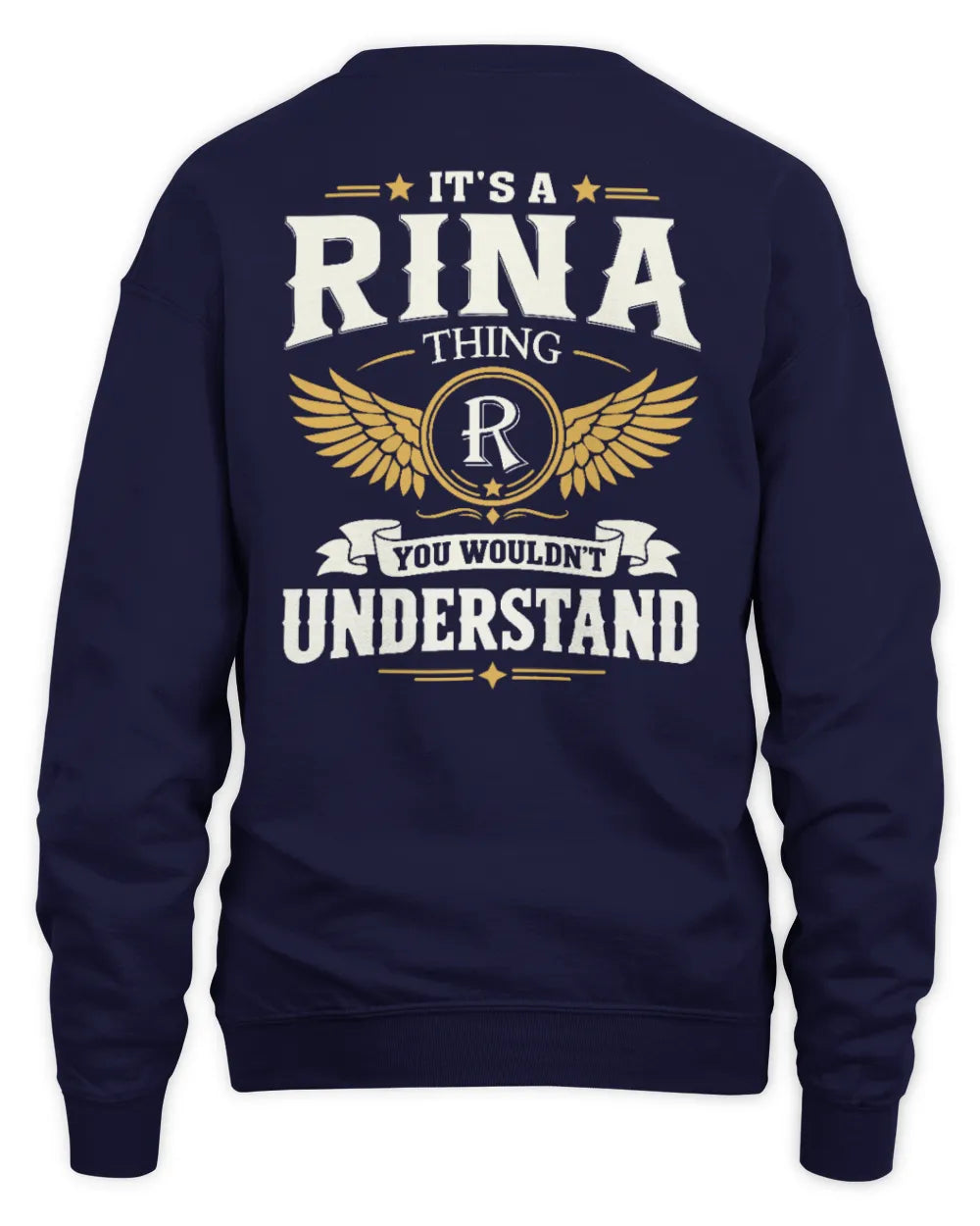 RINA KT06-M008 It’s a [NAME] Thing – You Wouldn’t Understand | Personalized Vintage T-Shirt - Unisex Sweatshirt - Navy