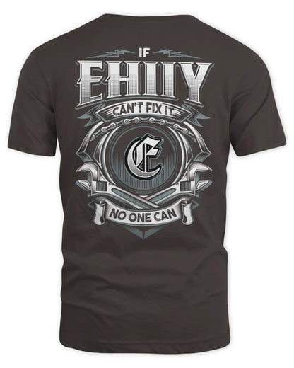 EHIIY AP81-K4-626 - Personalized Ahmed Quote Apparel “If Ahmed Can't Fix It, No One Can” - Unisex Standard T-Shirt - Dark Chocolate