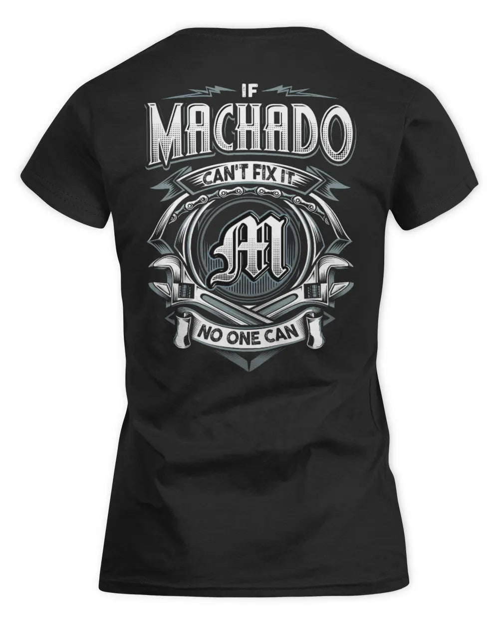 MACHADO AP81-K4-626 - Personalized Ahmed Quote Apparel “If Ahmed Can't Fix It, No One Can” - Women's Standard T-Shirt - Black