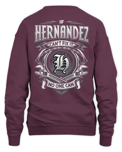 HERNANDEZ AP81-K4-626 - Personalized Ahmed Quote Apparel “If Ahmed Can't Fix It, No One Can” - Unisex Sweatshirt - Maroon