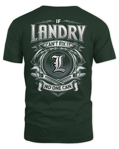 LANDRY AP81-K4-626 - Personalized Ahmed Quote Apparel “If Ahmed Can't Fix It, No One Can” - Unisex Standard T-Shirt - Forest Green