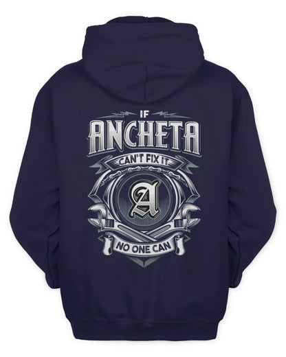ANCHETA AP81-K4-626 - Personalized Ahmed Quote Apparel “If Ahmed Can't Fix It, No One Can” - Unisex Hoodie - Navy