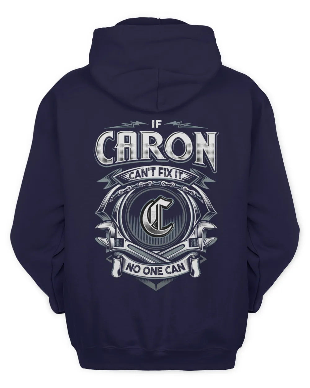 CARON AP81-K4-626 - Personalized Ahmed Quote Apparel “If Ahmed Can't Fix It, No One Can” - Unisex Hoodie - Navy