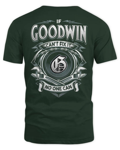 GOODWIN AP81-K4-626 - Personalized Ahmed Quote Apparel “If Ahmed Can't Fix It, No One Can” - Unisex Standard T-Shirt - Forest Green