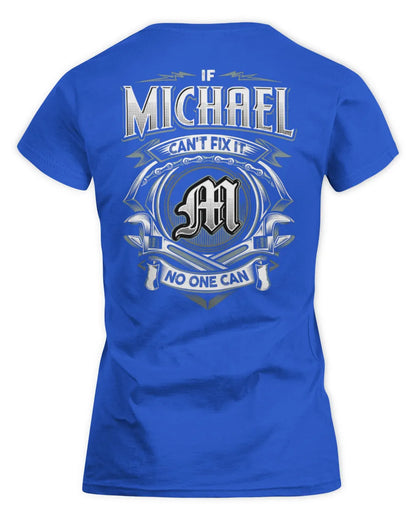MICHAEL AP81-K4-626 - Personalized Ahmed Quote Apparel “If Ahmed Can't Fix It, No One Can” - Women's Standard T-Shirt - Royal