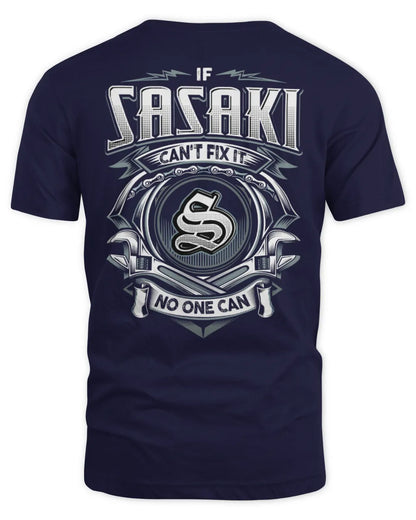 SASAKI AP81-K4-626 - Personalized Ahmed Quote Apparel “If Ahmed Can't Fix It, No One Can” - Unisex Standard T-Shirt - Navy
