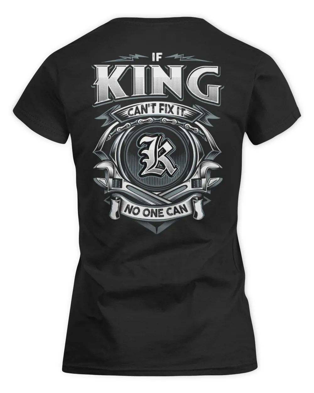 KING AP81-K4-626 - Personalized Ahmed Quote Apparel “If Ahmed Can't Fix It, No One Can” - Women's Standard T-Shirt - Black