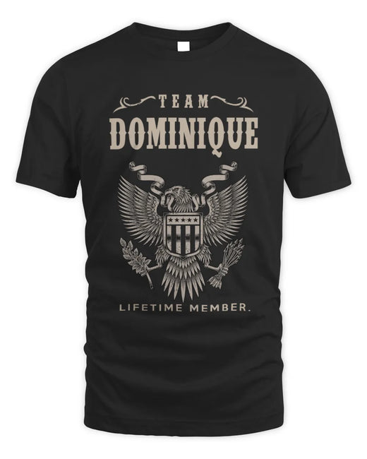 DOMINIQUE TP06-K82 – Personalized Classic Style Apparel “Team NAME Lifetime Member”